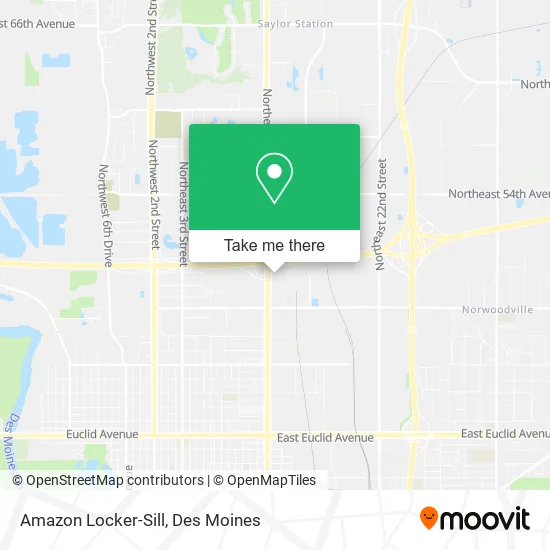 Amazon Locker-Sill map