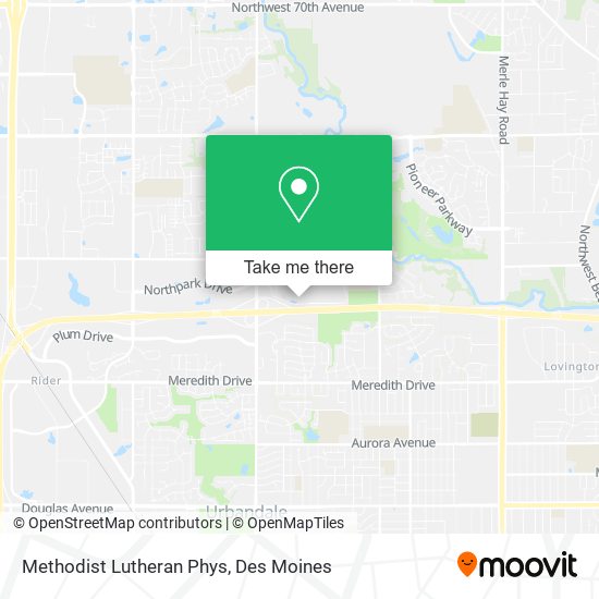 Methodist Lutheran Phys map