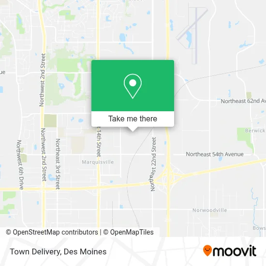 Town Delivery map