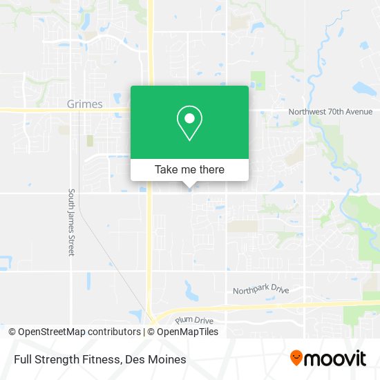 Mapa de Full Strength Fitness