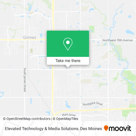 Elevated Technology & Media Solutions map