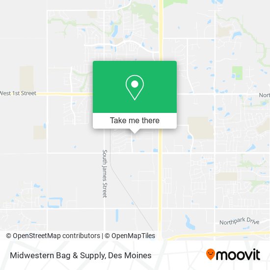 Midwestern Bag & Supply map