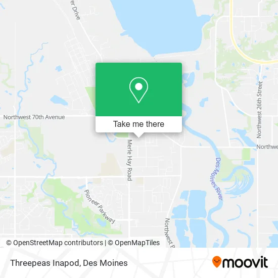 Threepeas Inapod map