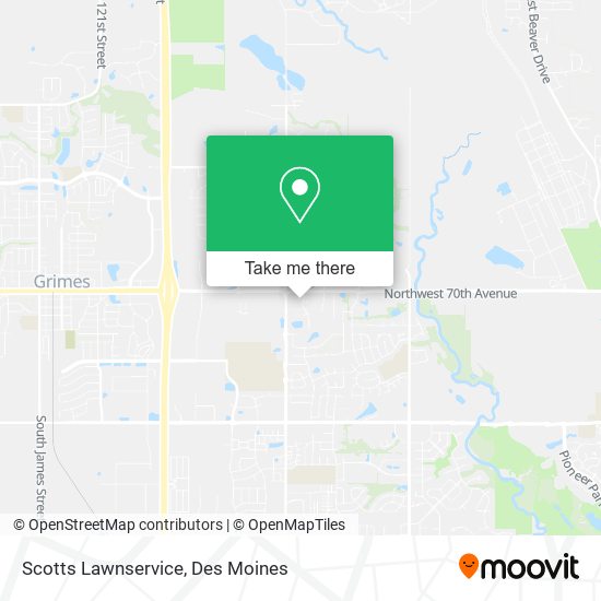 Mapa de Scotts Lawnservice