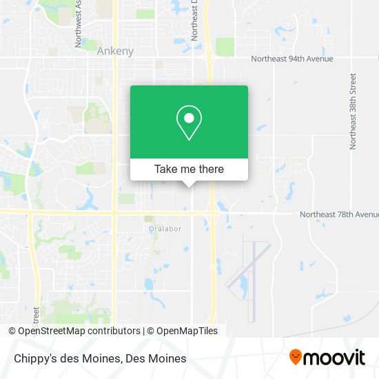 Chippy's des Moines map