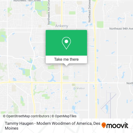 Tammy Haugen - Modern Woodmen of America map