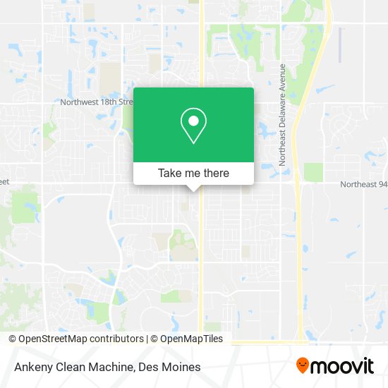 Ankeny Clean Machine map