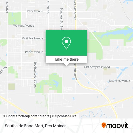 Southside Food Mart map