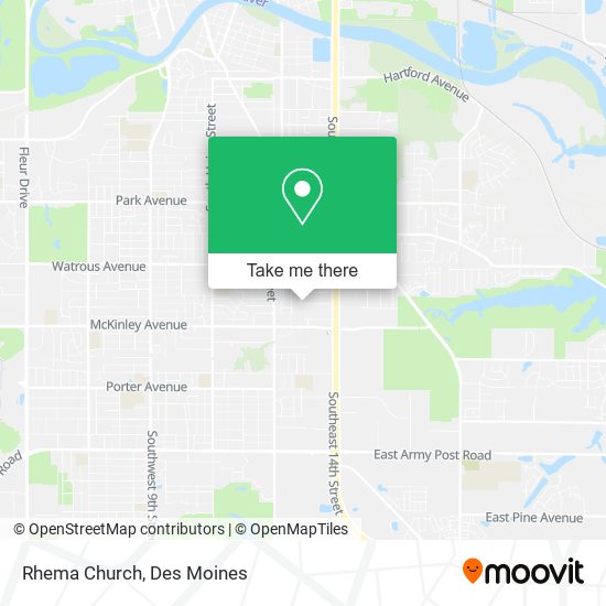 Rhema Church map