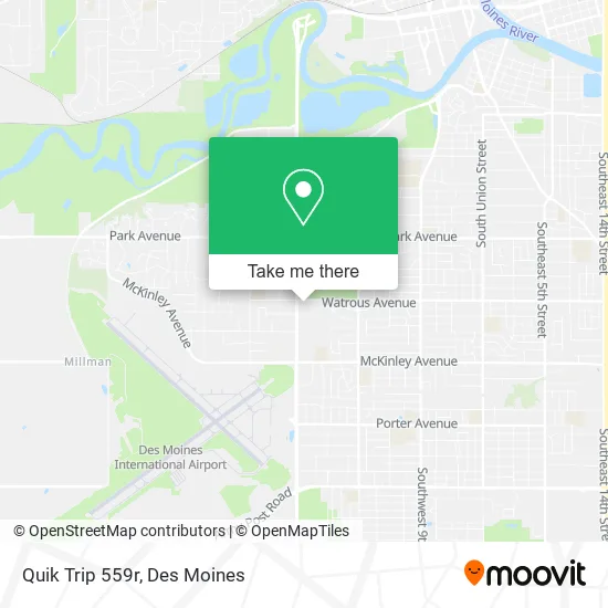 Mapa de Quik Trip 559r