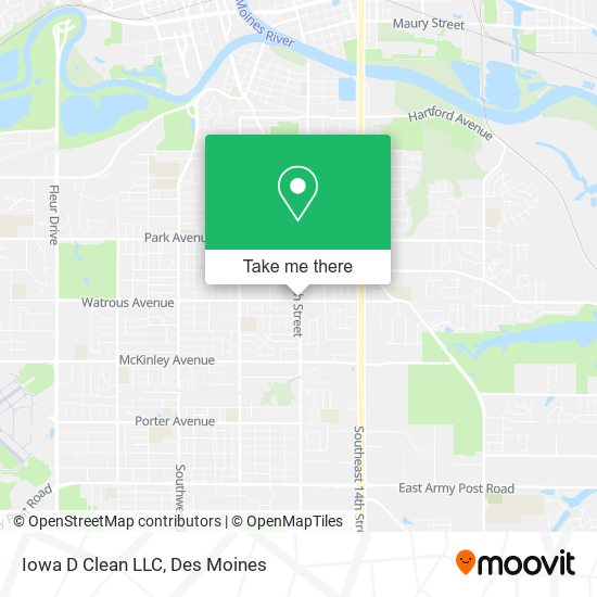 Iowa D Clean LLC map
