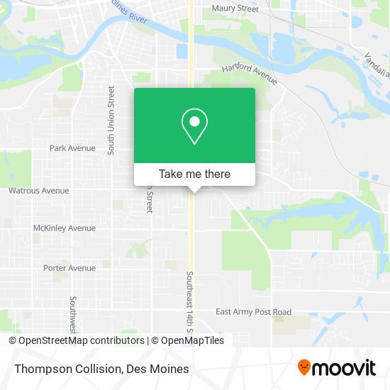 Thompson Collision map