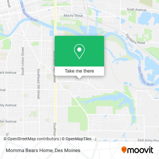 Momma Bears Home map