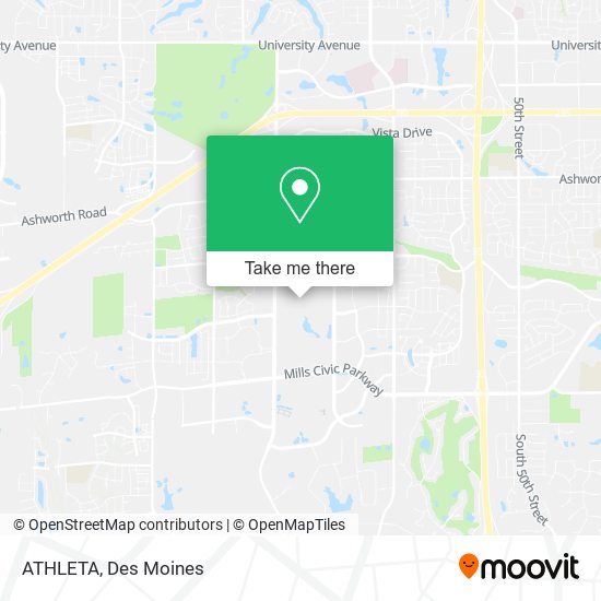 ATHLETA map