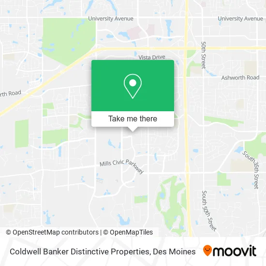 Mapa de Coldwell Banker Distinctive Properties