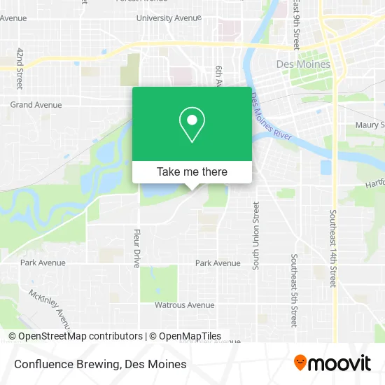 Mapa de Confluence Brewing