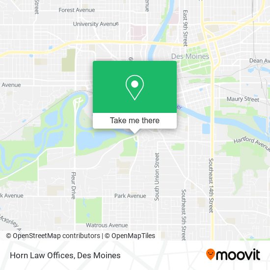 Mapa de Horn Law Offices