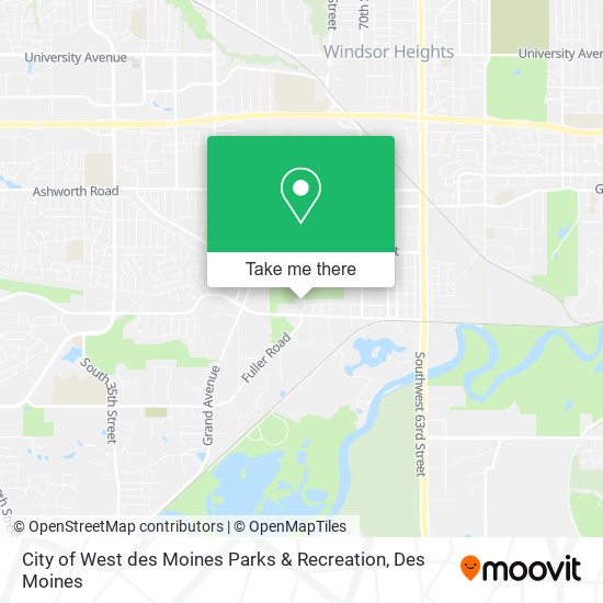 Mapa de City of West des Moines Parks & Recreation