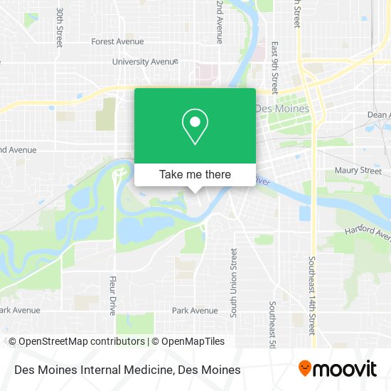 Des Moines Internal Medicine map