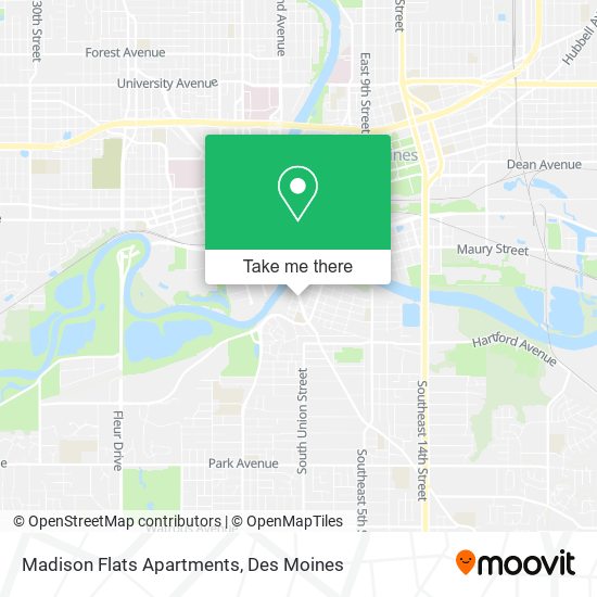 Mapa de Madison Flats Apartments