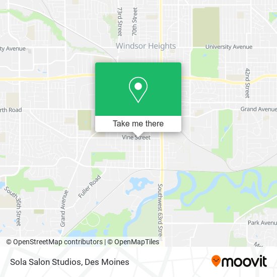 Mapa de Sola Salon Studios