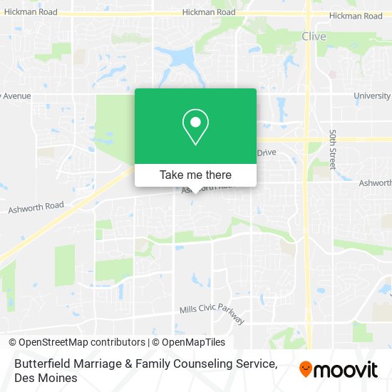 Butterfield Marriage & Family Counseling Service map