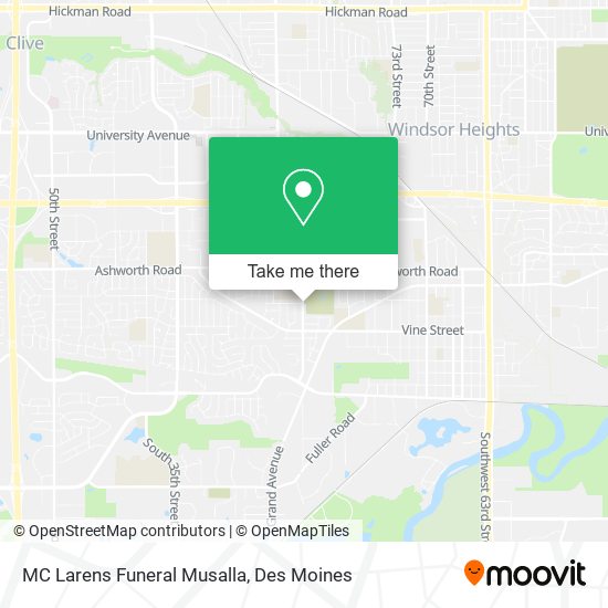 Mapa de MC Larens Funeral Musalla
