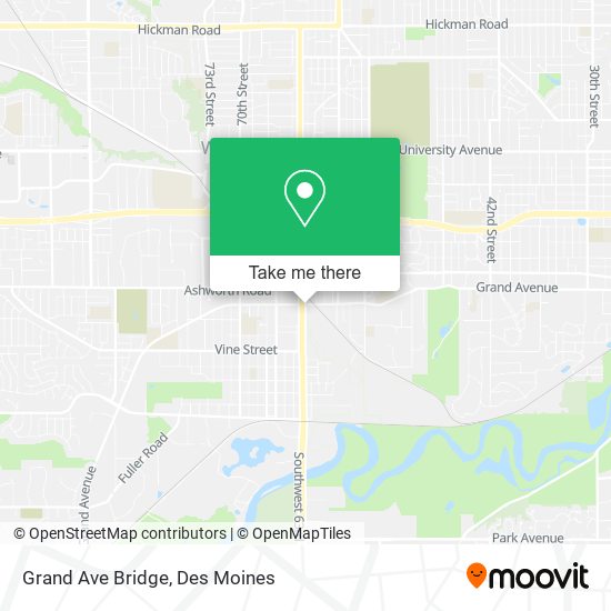 Grand Ave Bridge map
