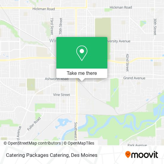 Mapa de Catering Packages Catering