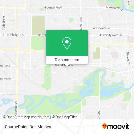 ChargePoint map