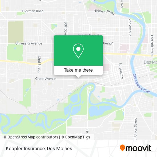 Keppler Insurance map