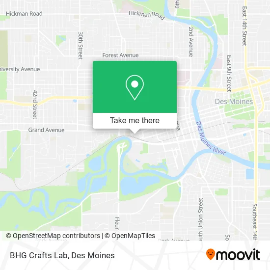 Mapa de BHG Crafts Lab