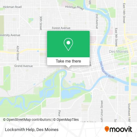 Locksmith Help map