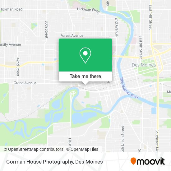 Gorman House Photography map