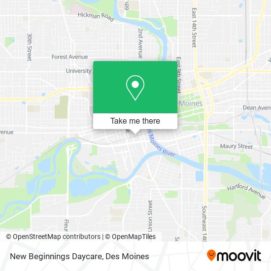 New Beginnings Daycare map