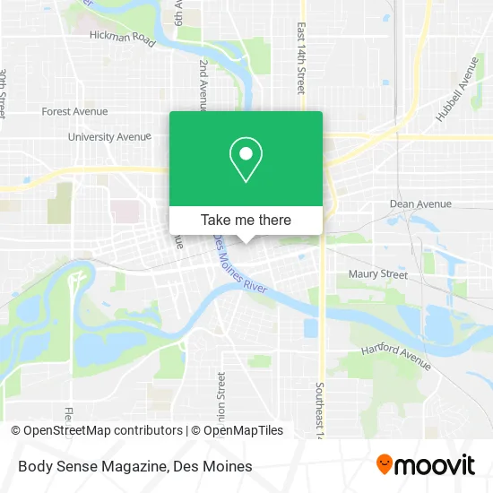 Body Sense Magazine map