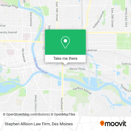Stephen Allison Law Firm map