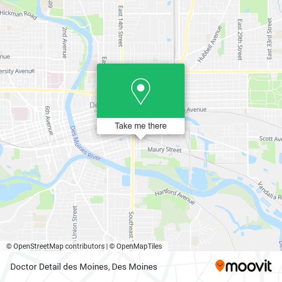 Mapa de Doctor Detail des Moines