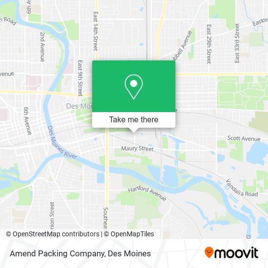 Mapa de Amend Packing Company