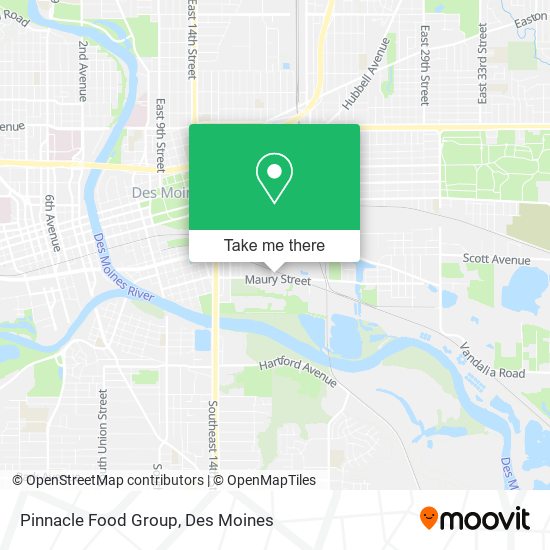 Mapa de Pinnacle Food Group