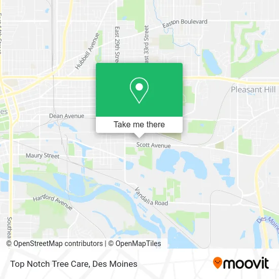 Top Notch Tree Care map