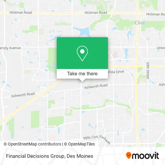 Financial Decisions Group map