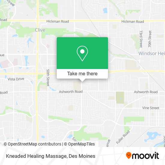 Mapa de Kneaded Healing Massage