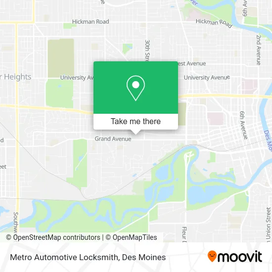 Metro Automotive Locksmith map