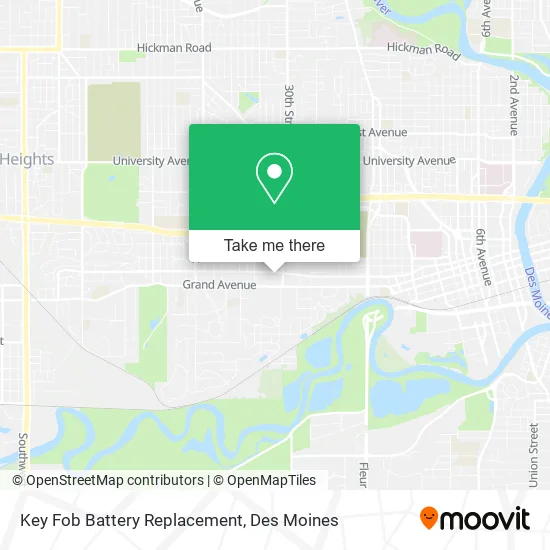 Key Fob Battery Replacement map