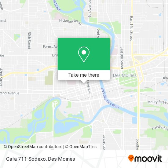 Cafa 711 Sodexo map