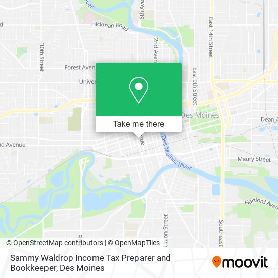Sammy Waldrop Income Tax Preparer and Bookkeeper map