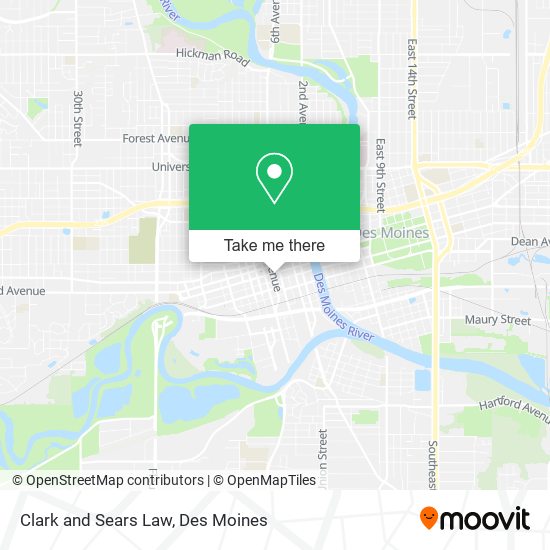 Clark and Sears Law map