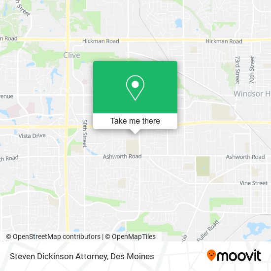 Mapa de Steven Dickinson Attorney