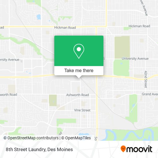 Mapa de 8th Street Laundry